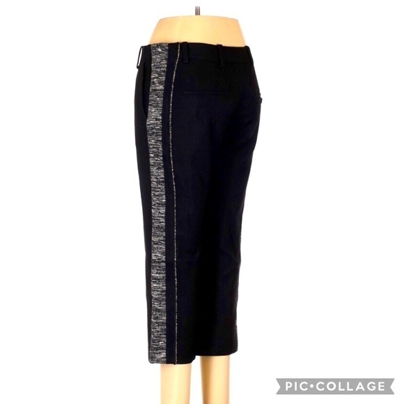 Authentic 3.1 Philip Lim Wool Side Stripe Capri